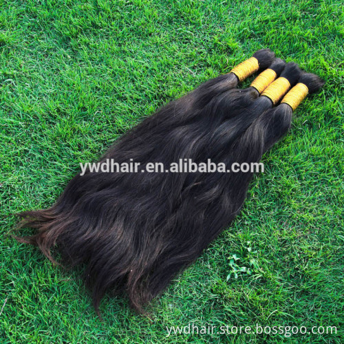 8A 1kg unprocessed 100% virgin brazilian human hair virgin bulk hair ponytail natural human hair
